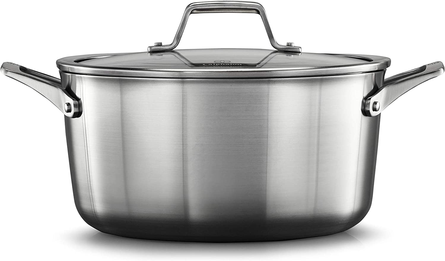 Calphalon Premier Stainless Steel Cookware， 6-Quart Stockpot with Cover