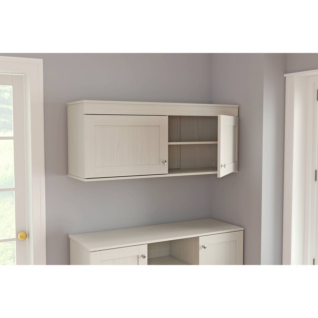 2 Doors Wall Mounted Buffet Cabinet White