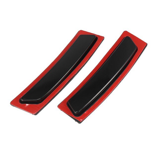 Unique Bargains 63147295541 63147295542 Bumper Reflector Fit For Bmw F30 F31 Lci 340i Red black 2pcs