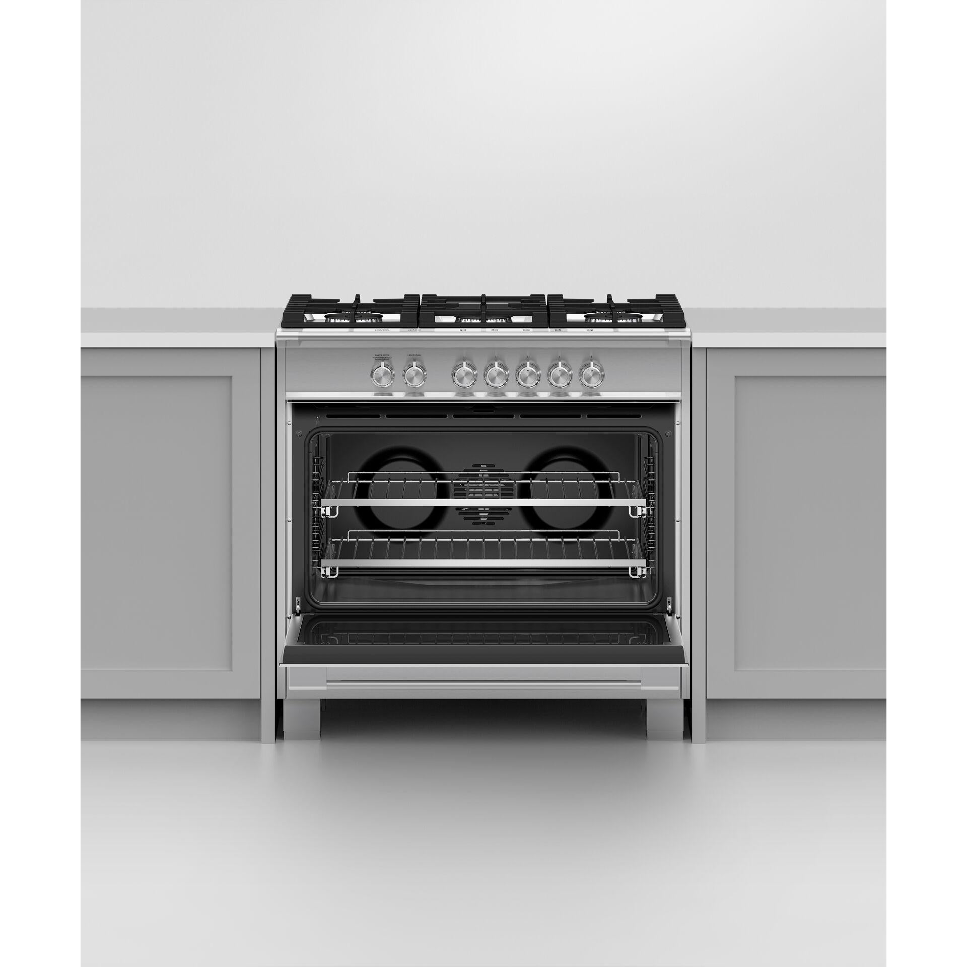 Fisher & Paykel 36-inch Freestanding Gas Range with AeroTech? Technology OR36SCG4X1