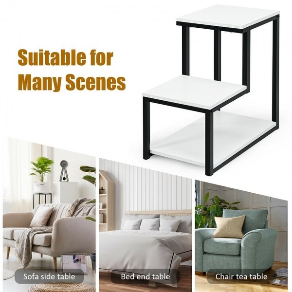 3-Tier Sofa Side Table Night Stand - 24