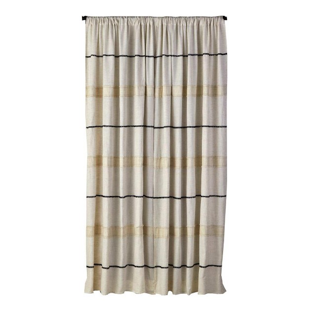 Subtle Stripe Light Filtering Curtain Panel Pair By Skl Home