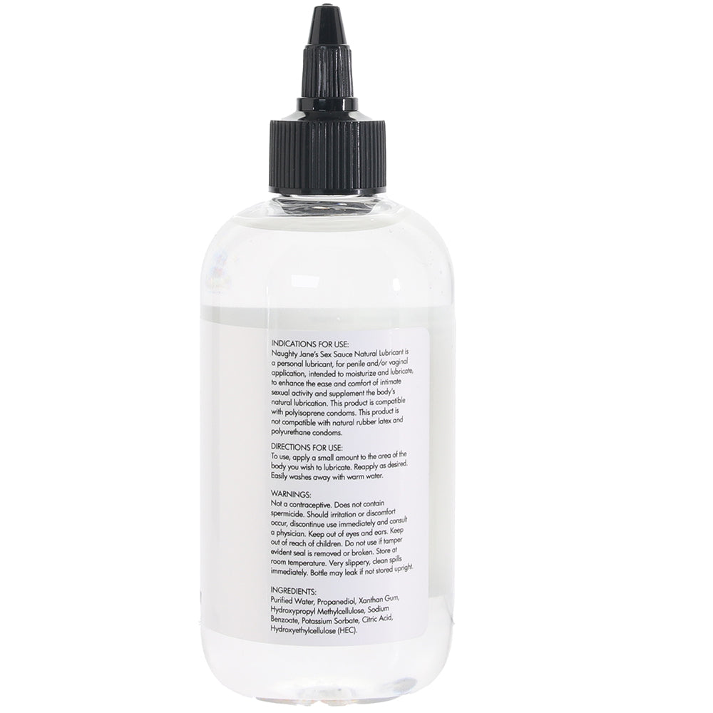 Naughty Jane's Sex Sauce Natural Lubricant in 8oz/236ml