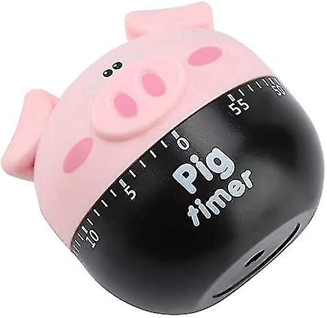 3pcs Kitchen Timer， Cute Cartoon Pig Cooking Timer Cooking Mechanical Study Timer Home Decor Counter