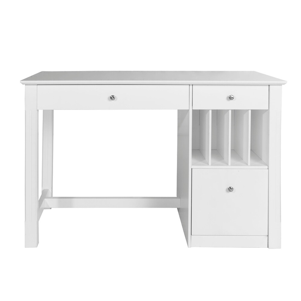 Middlebrook 48 inch Computer Storage Desk   White