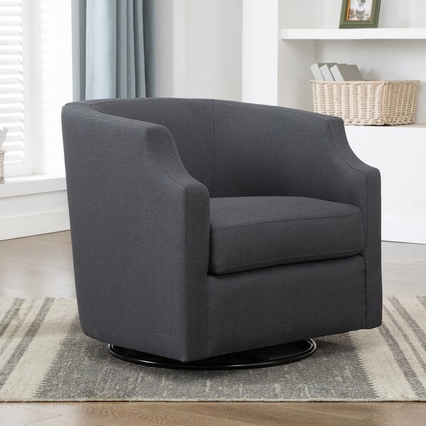 Cayden Swivel Glider Barrel Chair by Greyson Living