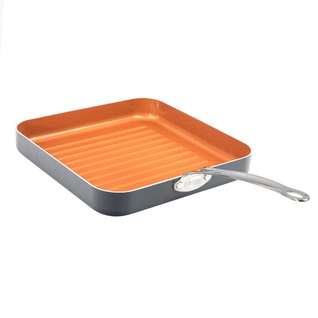 Gotham Steel 10 5 x27 x27 Nonstick Square Grill Pan