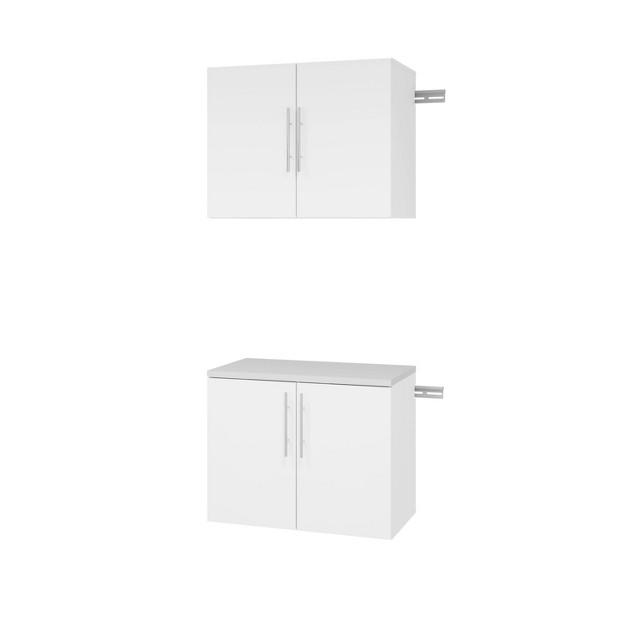 2pc Hangups Work Storage Cabinet Set Prepac