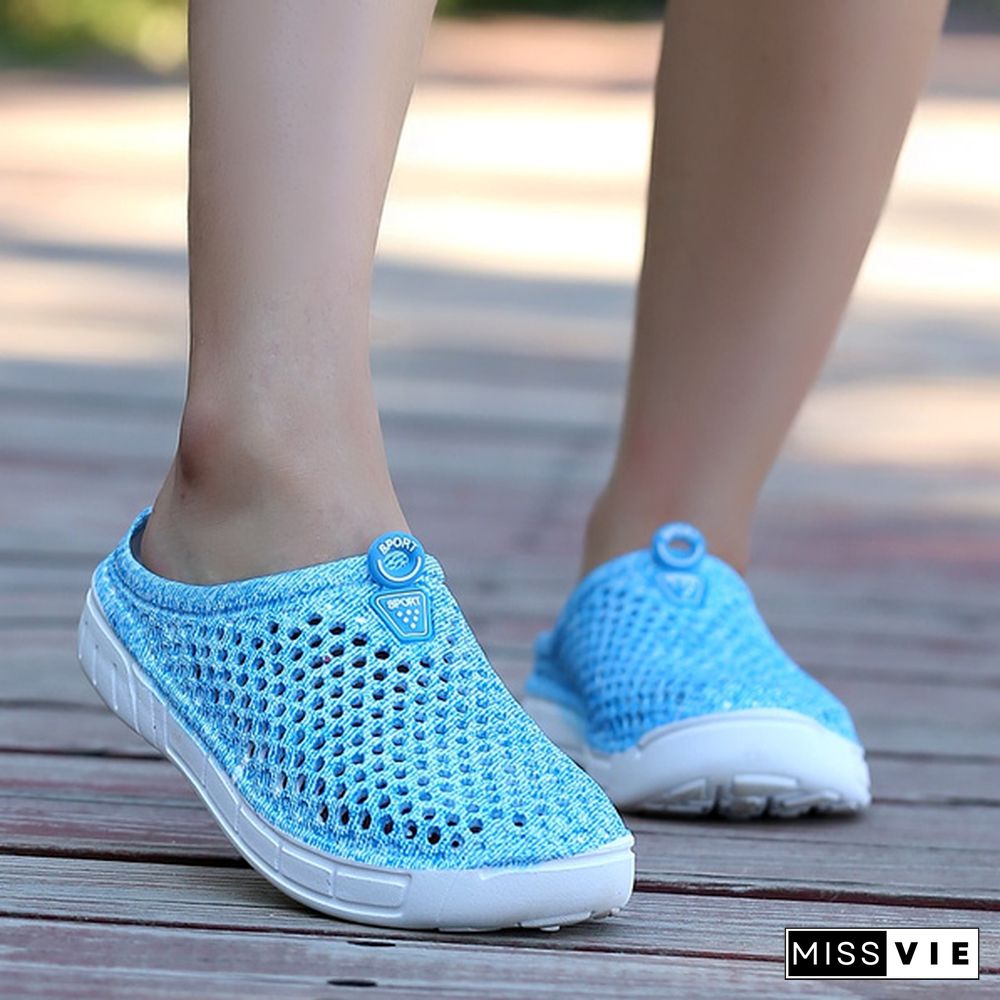 16 Colors Women Fashion Slippers Hollow-Out Outdoor Slippers Comfortable Beach Shoes Indoor Soft Slippers