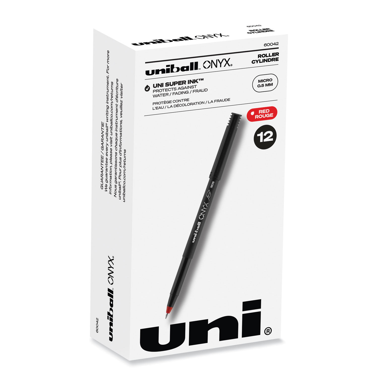 ONYX Roller Ball Pen by uni-ballandreg; UBC60042