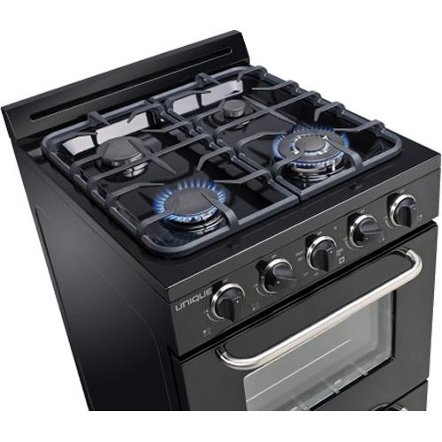 Unique Appliances 24-inch Freestanding Gas Range UGP-24G OF1 B