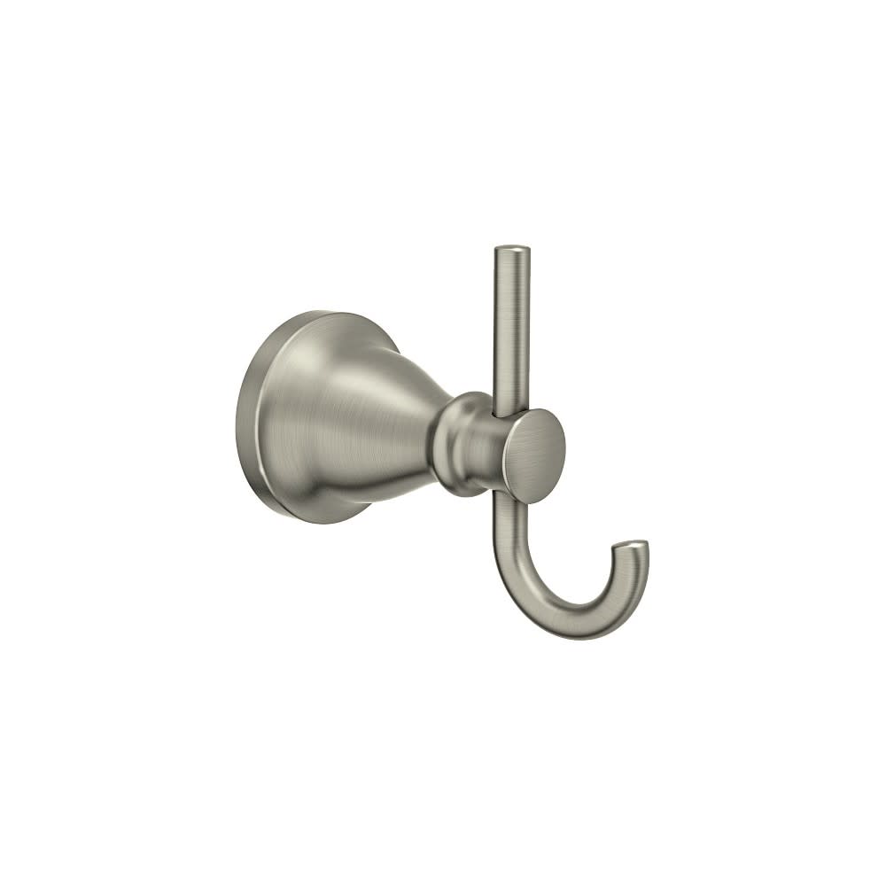 Moen Hilliard Double Robe Hook Brushed Nickel