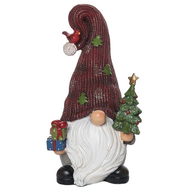 Transpac Resin 8 75 In Multicolored Christmas Gnome Figurine