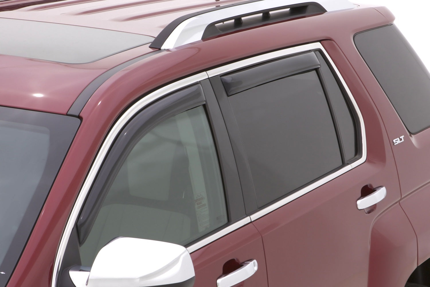 Auto Ventshade AVS 194167 In-Channel Ventvisor Side Window Deflector， 4-Piece Set for 2010-2017 GMC Terrain