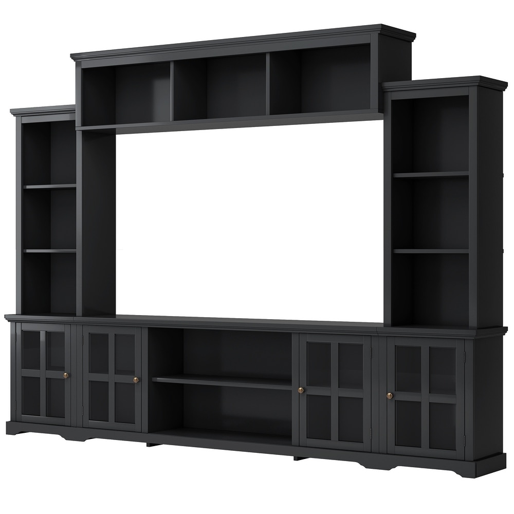 TV Stand Entertainment Units Bookshelf with 66\