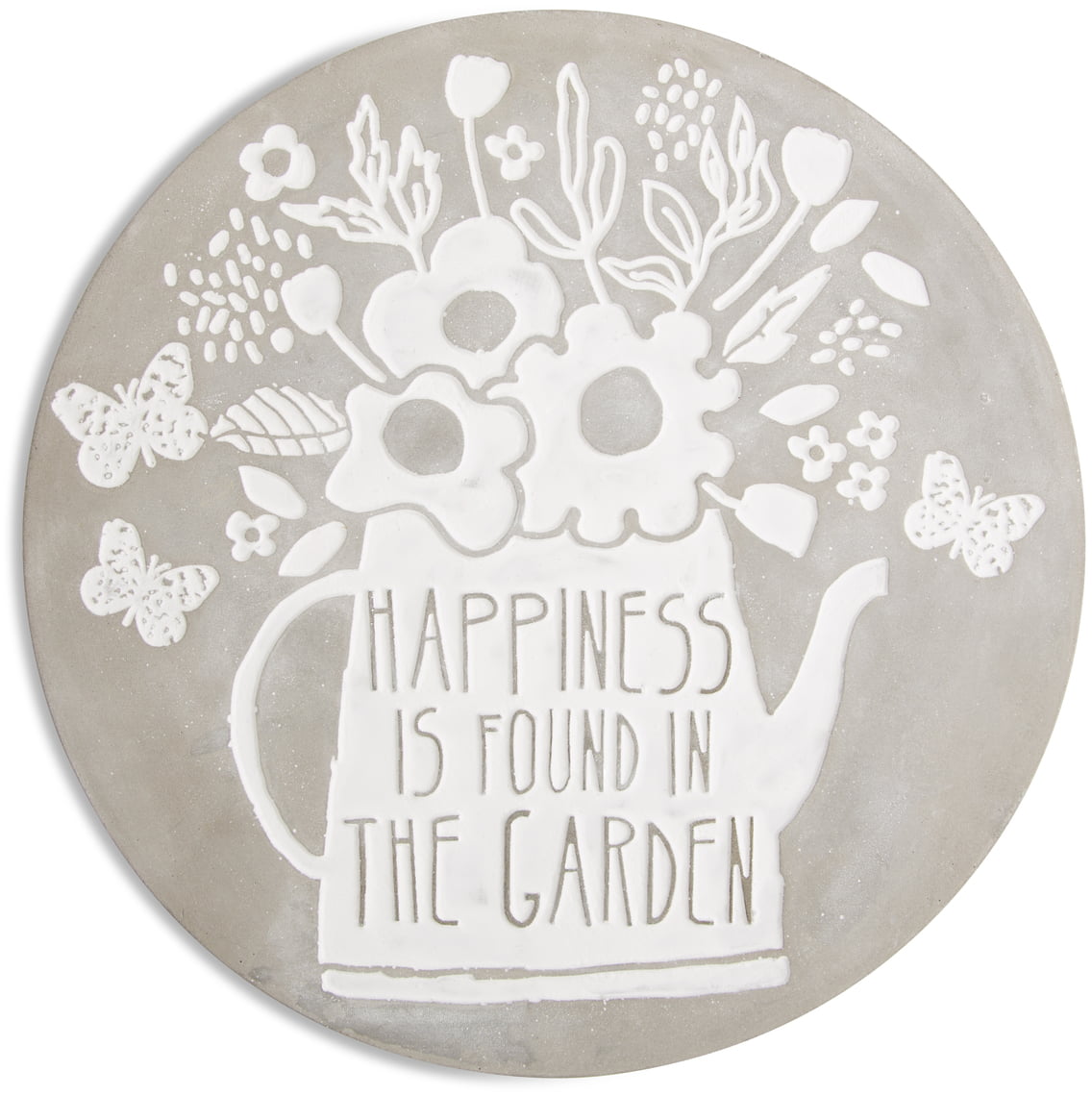 Pavilion - Happiness - 7" Cement Stepping Stone