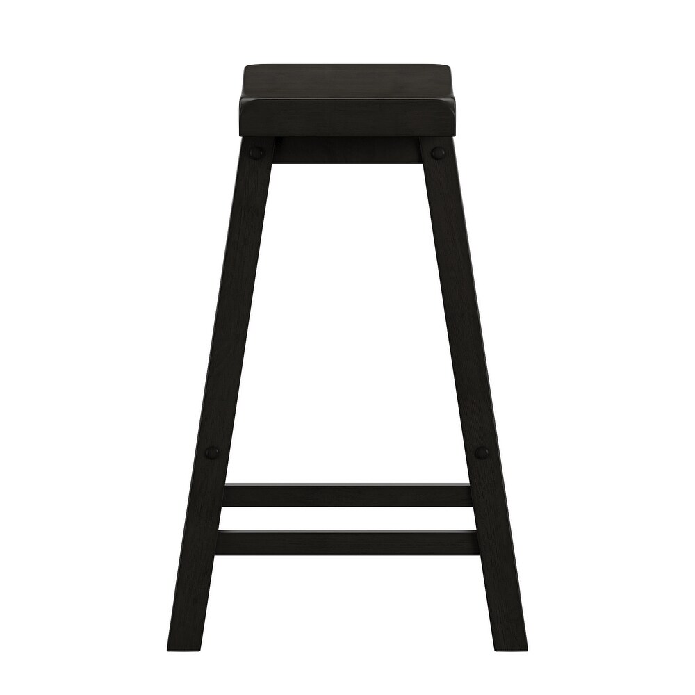 Salvador Saddle Seat Counter Stool (Set of 2) by iNSPIRE Q Bold