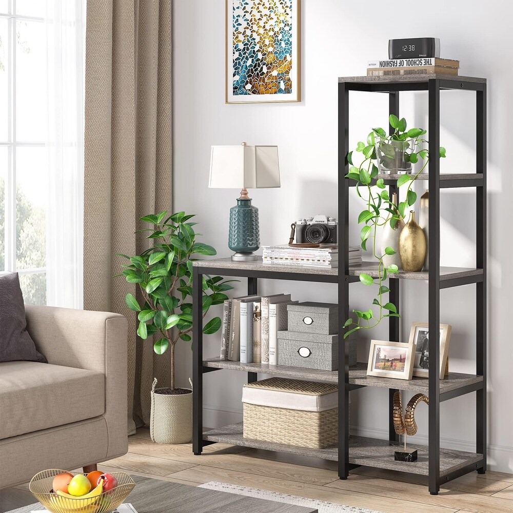 5 Tier Bookshelf  Ladder Conner Bookshelves Etagere Bookcase