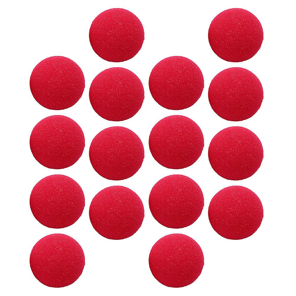 50pcs Clown Sponge Nose Clown Red Nose Ball For Masquerade Cosplay Party