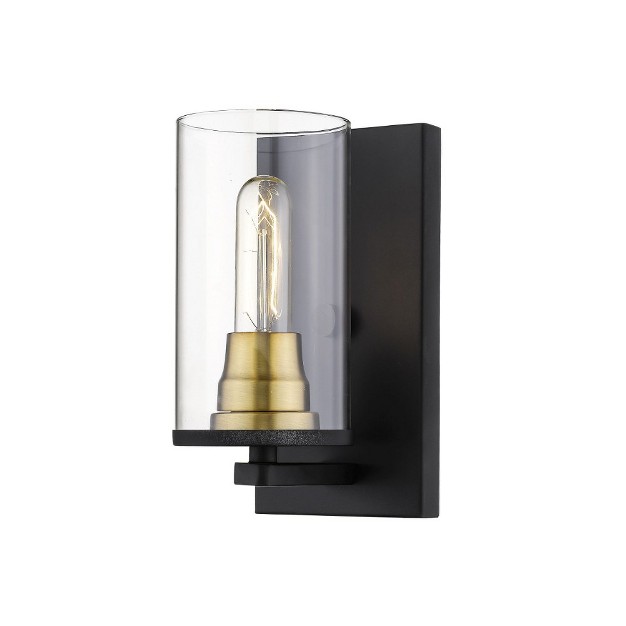 Millennium Lighting Burbank 1 Light Sconce Matte Black heirloom Bronze