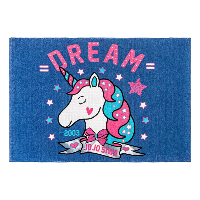 Nickelodeon Jojo Siwa Unicorn Area Rug