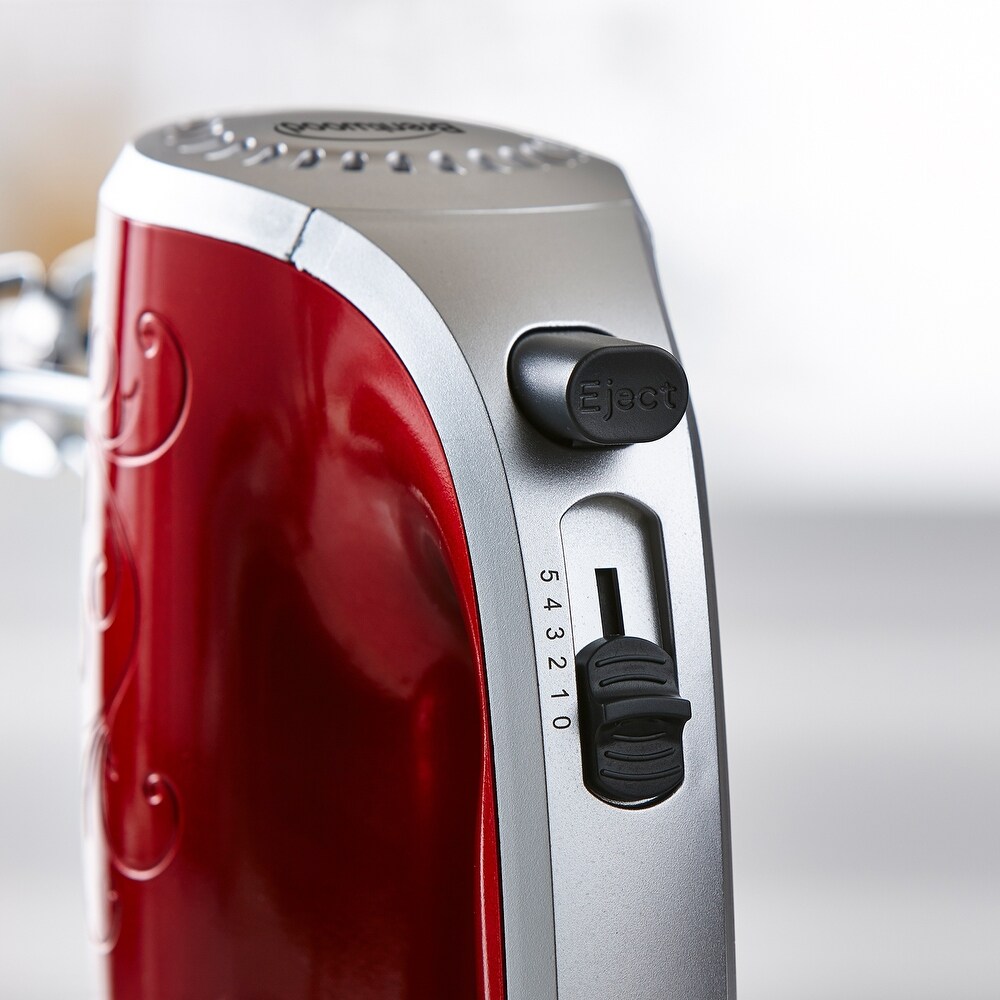 5 Speed Hand Mixer in Red