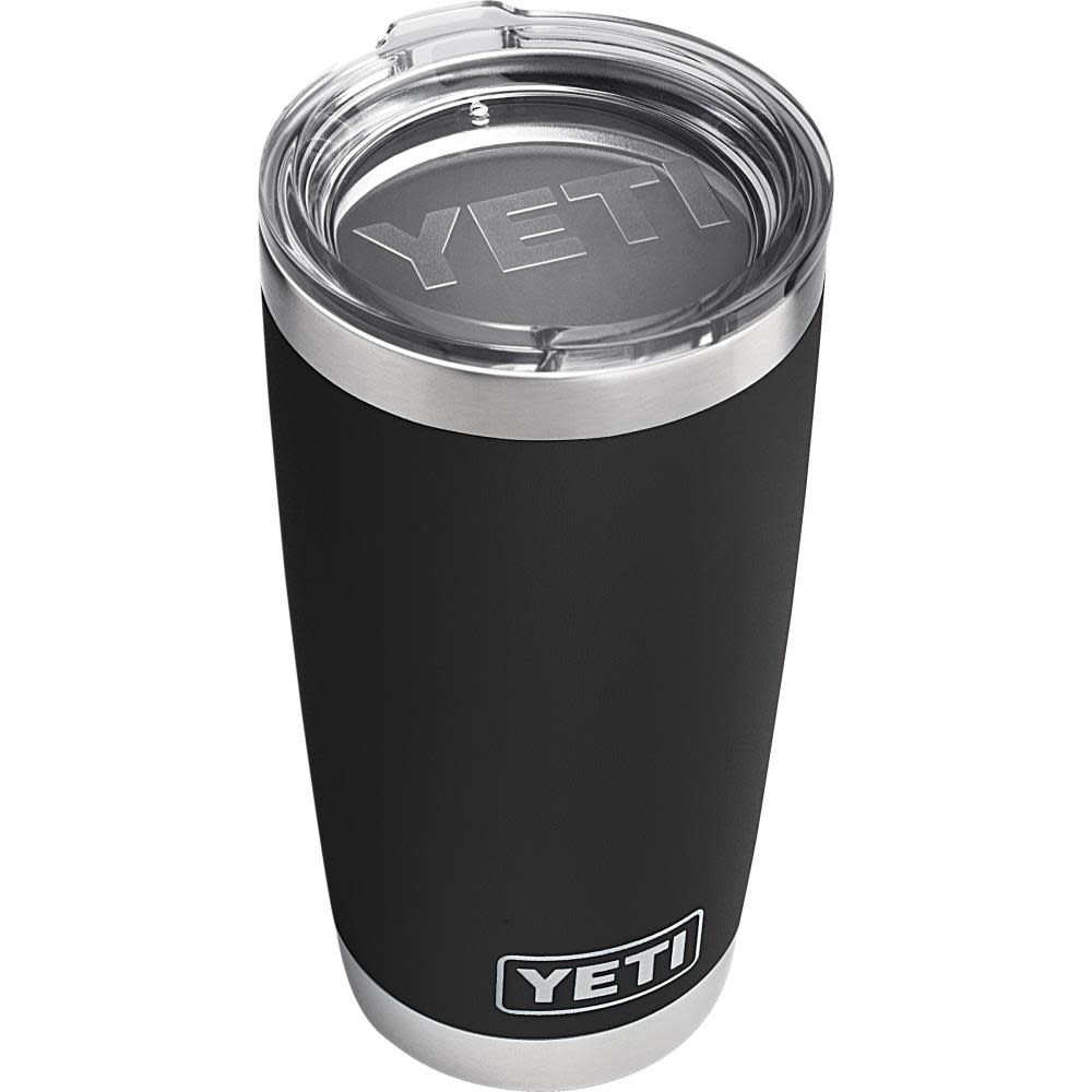 Yeti Black Rambler 20oz ;