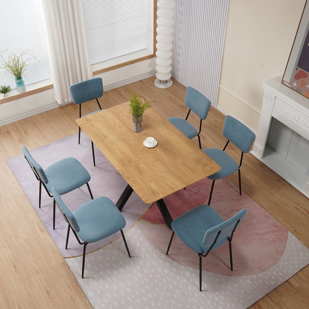 Modern Comfortable Dining Room Chairs Set of 6