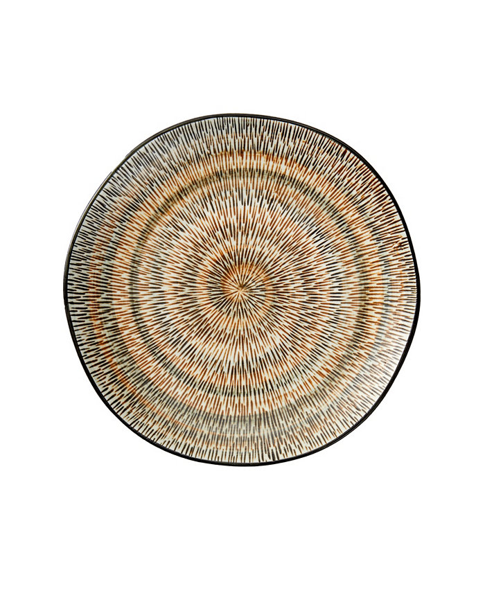 Tableau Spiral Sketch Salad Plates Set of 4