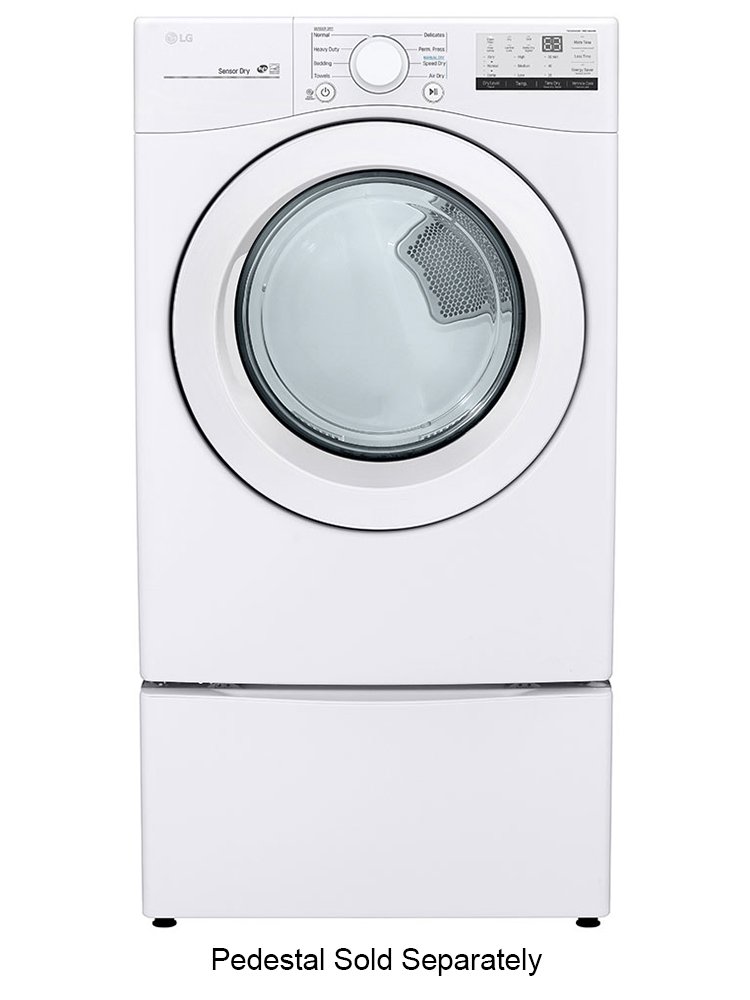 LG 7.4 Cu. Ft. White Electric Dryer