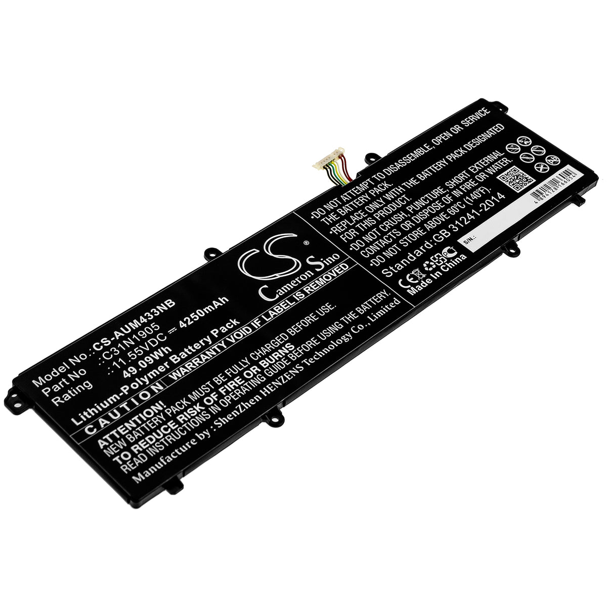 Asus VivoBook 14 S433FLEB072T VivoBook 14 S433FL Replacement Battery BatteryClerkcom Laptop and Notebook