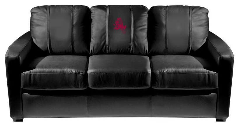 Arizona State Sun Devils Sparky Stationary Sofa Commercial Grade Fabric   Contemporary   Sofas   by DreamSeats LLC  Houzz