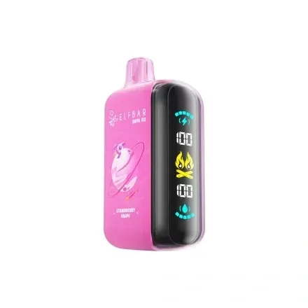 ELF BAR RAYA D3 25000 - STRAWBERRY GRAPE 5% - RECHARGEABLE