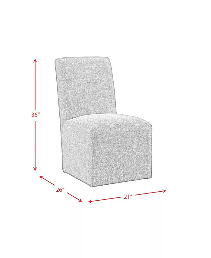 Picket House Furnishings Cade Upholstered Side Chair Set 2 Piece