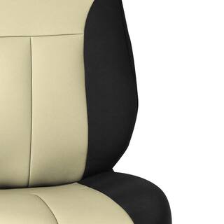 FH Group Neoprene Ultraflex 47 in. x 23 in. x 1 in. Seat Covers DMFB091102BEIGE