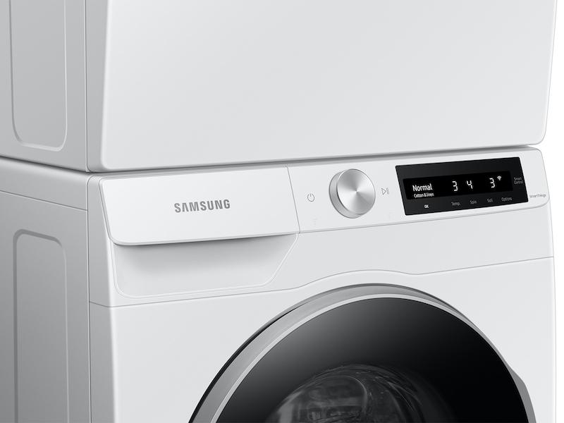 Samsung WW25B6900AW 2.5 Cu. Ft. Compact Front Load Washer With Ai Smart Dial And Super Speed Wash In White