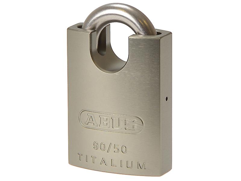 ABUS 90RK/50mm TITALIUM Padlock Closed Shackle ABU90RK50