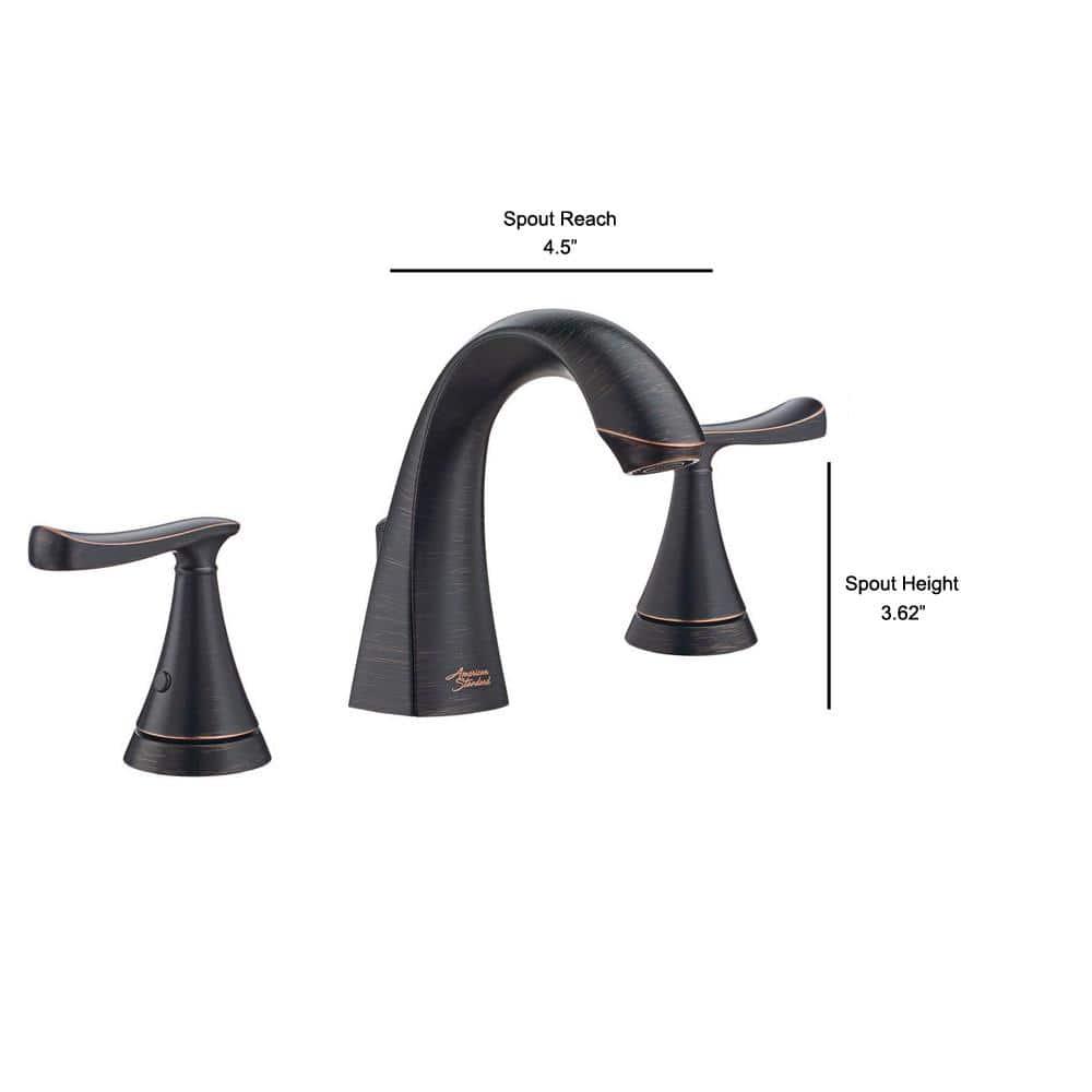 American Standard Chatfield 8 in Widespread 2Handle Bathroom Faucet in Legacy Bronze