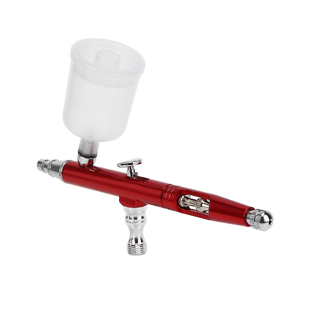 Painting Airbrush Gun Tail External Adjustment Diy Hand Spray Tool For Advertising Cakes Red