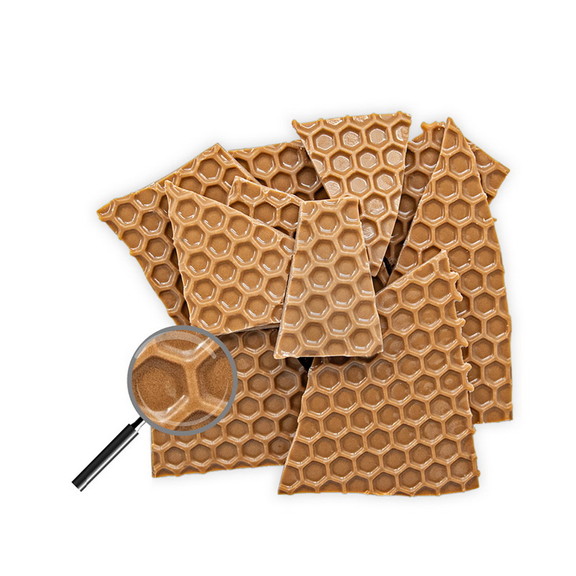 Chocolate World F019971 Structured sheets Honey