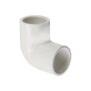 VPC 1 in. PVC Schedule 40 All Hub 90-Degree Elbow Fitting 27-406-010B