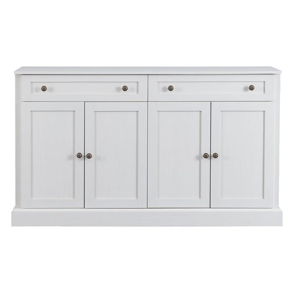 Dining Room Living Room Sideboard Buffet Cabinet with 2 Drawers and 4 Doors