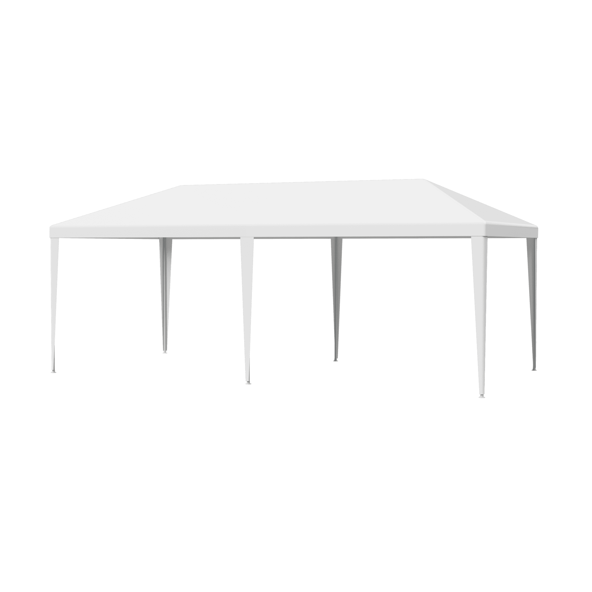 ZENY Outdoor Wedding Party Tent Gazebo Canopy White 4 Walls W/Windows + 2 Solid Walls 10 x 20'