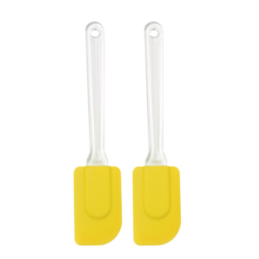 2pcs Flexible Silicone Spatula Heat Resistant Non Stick Cooking   9.6\