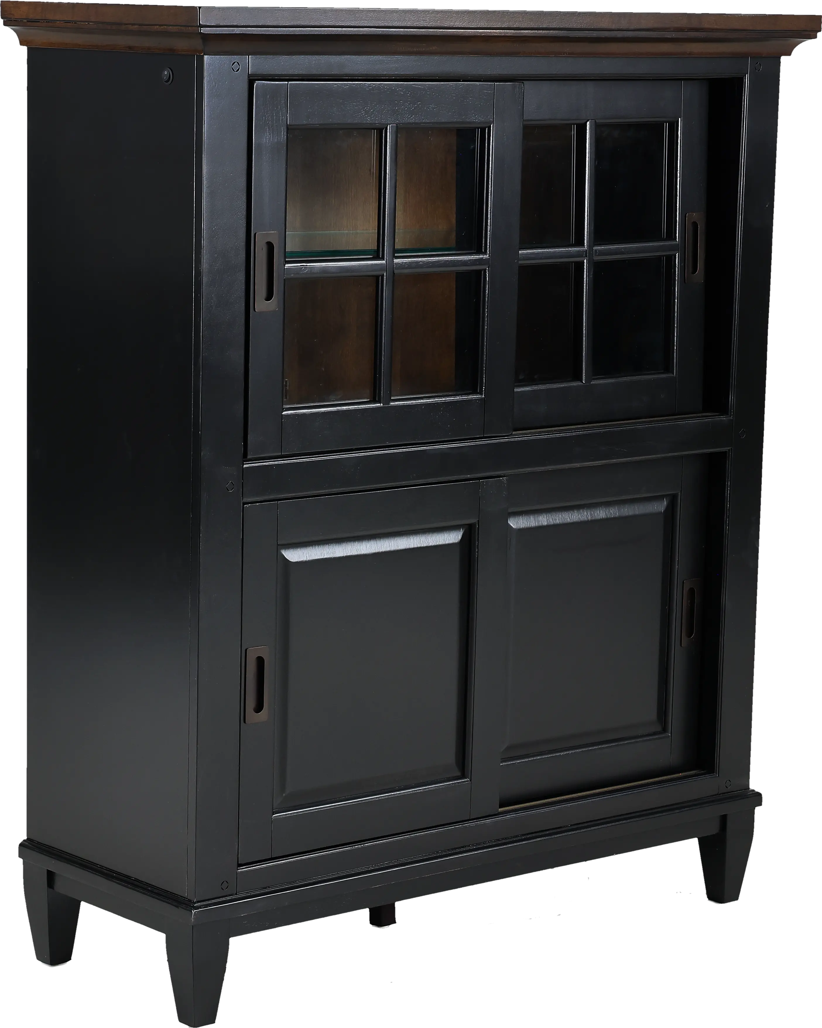 Lakeside Black Curio Cabinet