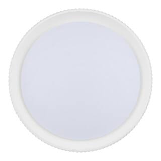 Hampton Bay Mitchell 23-Watt White Integrated LED Flush Mount with Acrylic Shade HD8443A