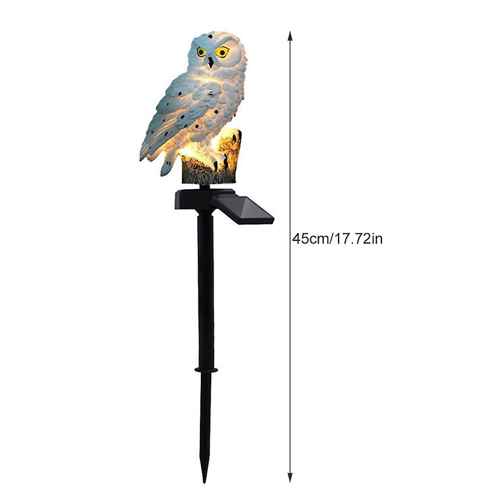 Led Garden Lights Solar Night Lights Owl Shape Solar Led Lamp Outdoor， Decorative Waterproof Garden Stake Lights For Walkway Yard Lawn Landscape Light