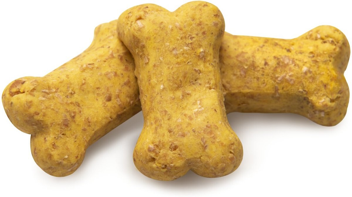 Three Dog Bakery Crunchy Itty Bitty Bones with Cheese Dog Treats