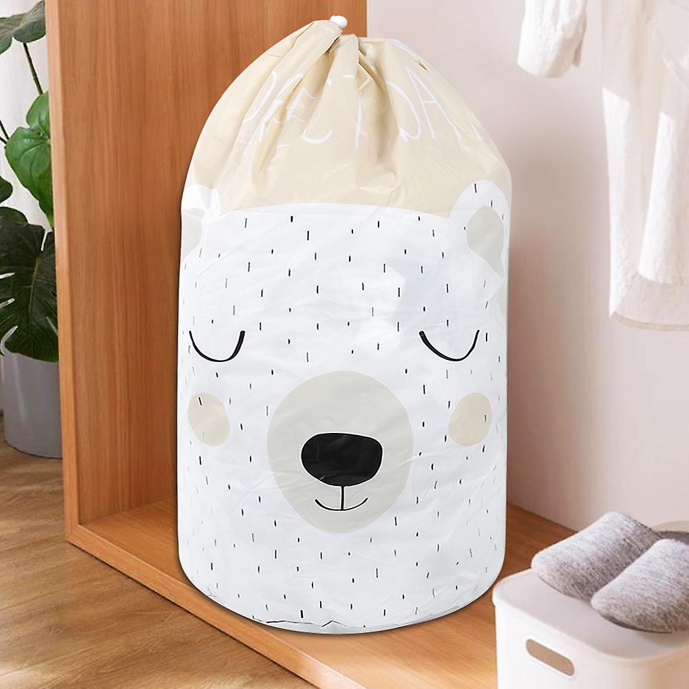 Large Capacity Quilt Clothes Blanket Dust Proof Drawstring Storage Bag Organizer Home Suppliesbear