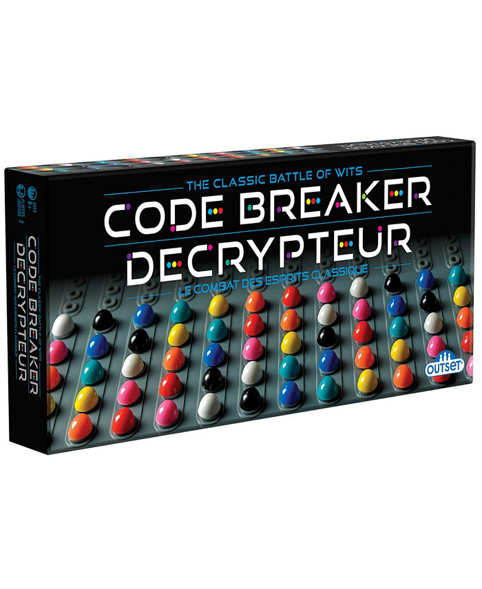 Outset Media Code Breaker The Classic Battle of Wits  Logic Deduction Head-to-head  Strategy Code Creating Cracking Peg Game